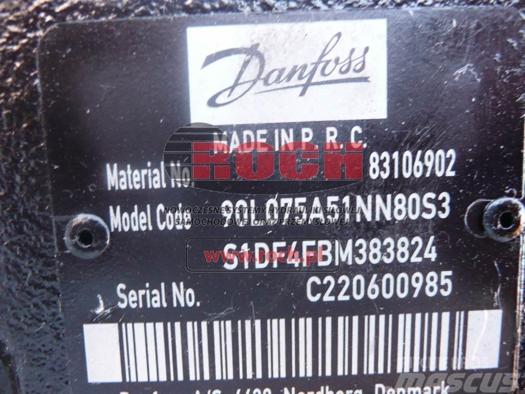 Danfoss 83106902 90L075A51NN80S351DF4FBM383824 Hüdraulika