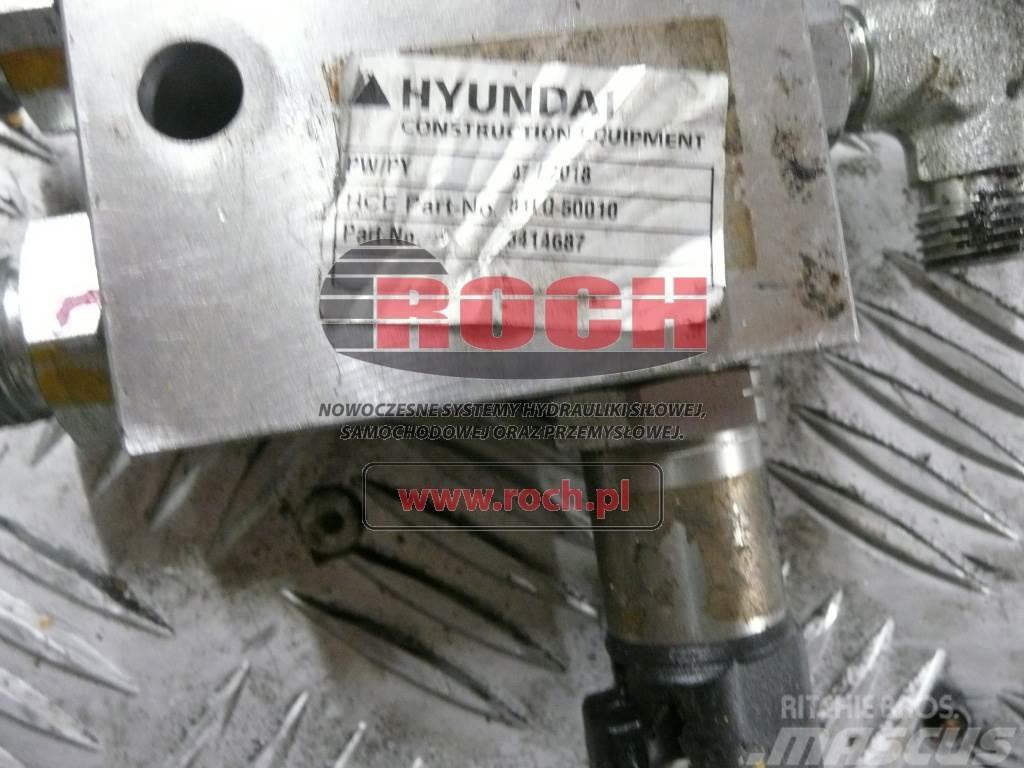 Hyundai 81LQ-50010 3414687 3414686 + 3036401 24VDC 30OHM - Hüdraulika