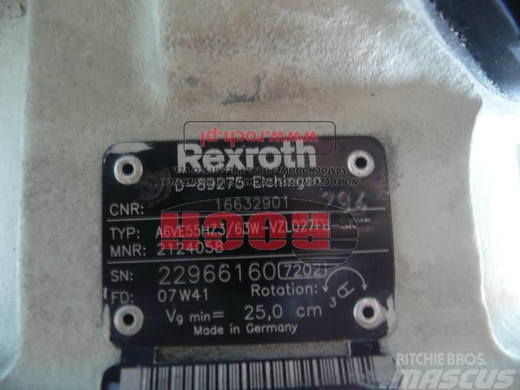 Rexroth A6VE55HZ3/63W-VLZ027FB-SK 2124058 16632901 + GFT17 Mootorid