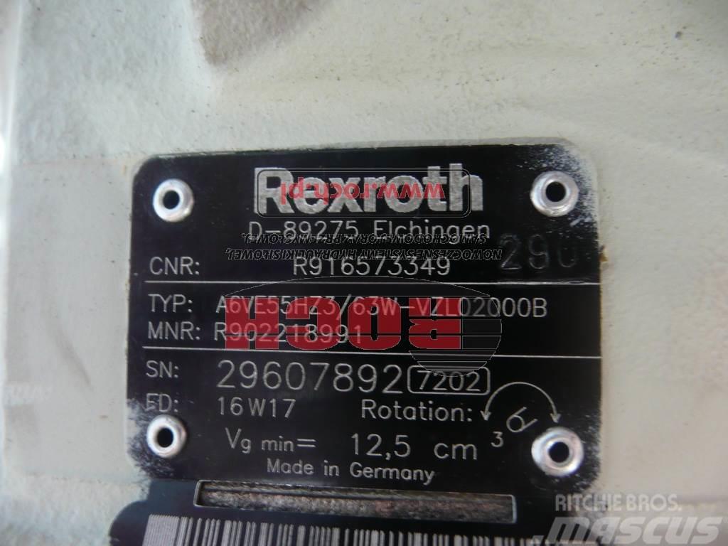 Rexroth A6VE55HZ3/63W-VZL02000B R902218991 r916573349+ GFT Mootorid