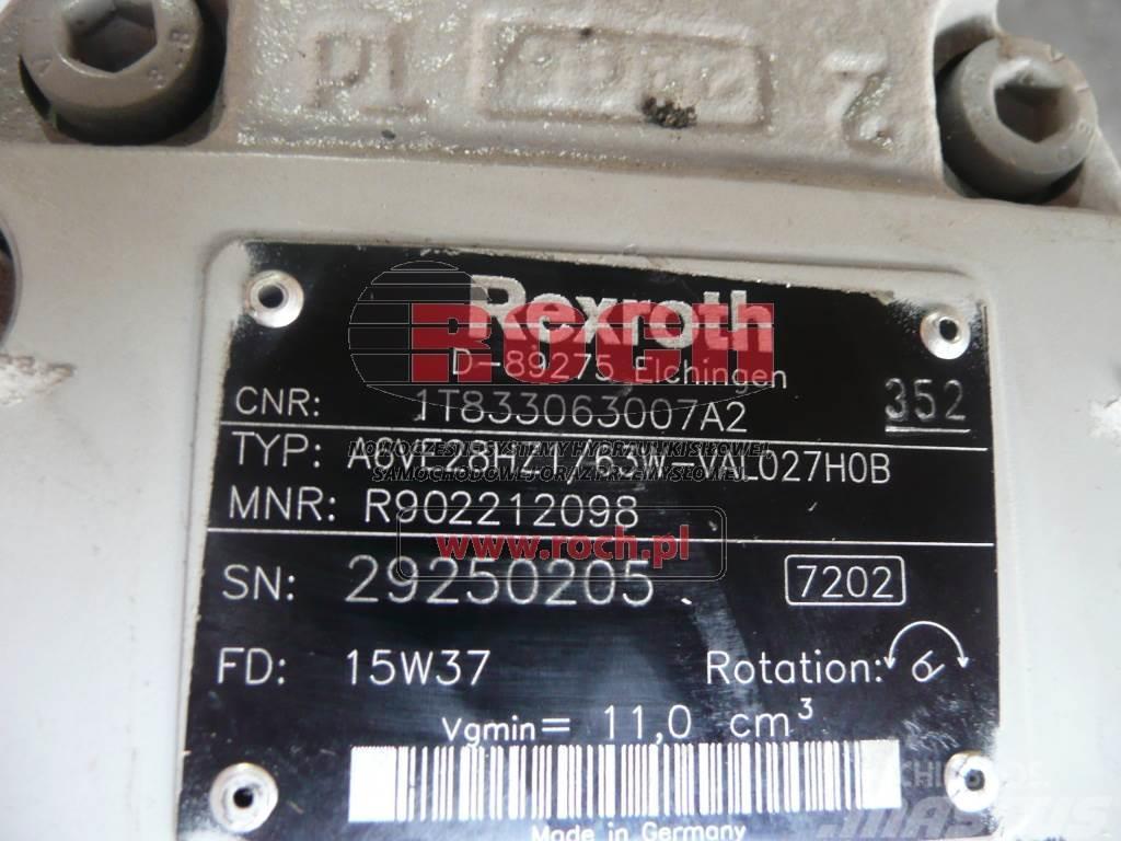 Rexroth + BONFIGLIOLI A6VE28HZ1/63W-VAL027H0B 1T833063007A Mootorid