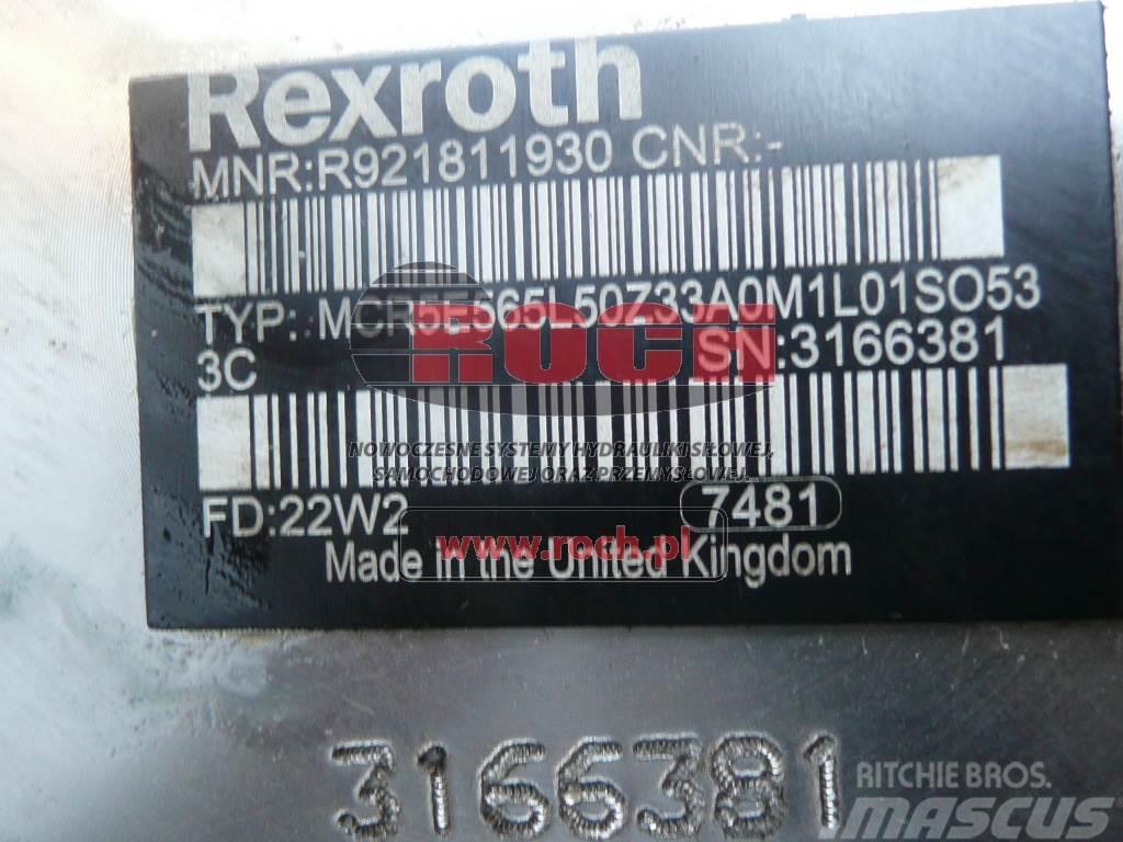 Rexroth MCR5E 565L50Z33A0M1L01S0533C Mootorid