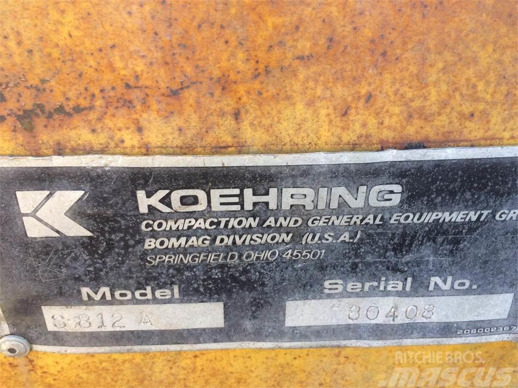 Koehring S812A Ühe trumliga rullid