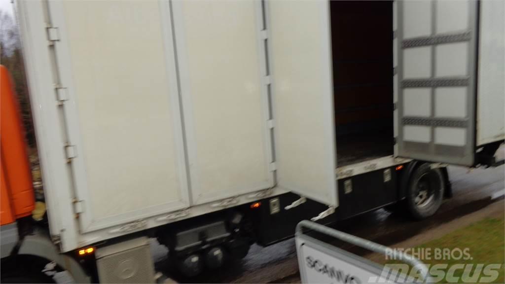 8,6 mtr alu kasse med sideåbning til lift Platvormid