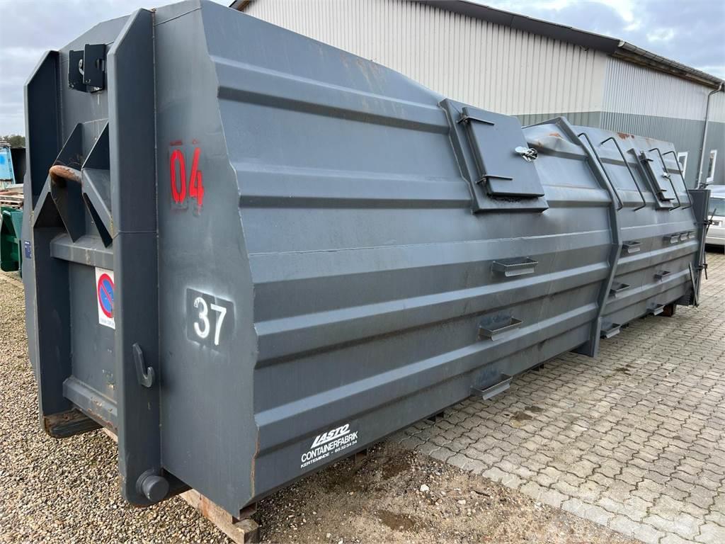  Lasto 6550 mm 27m3 Snegl-container Konksliftid