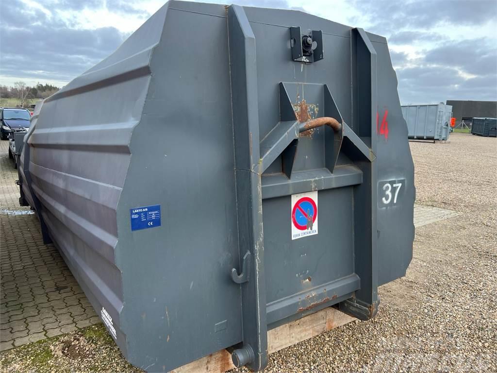  Lasto 6550 mm 27m3 Snegl-container Konksliftid