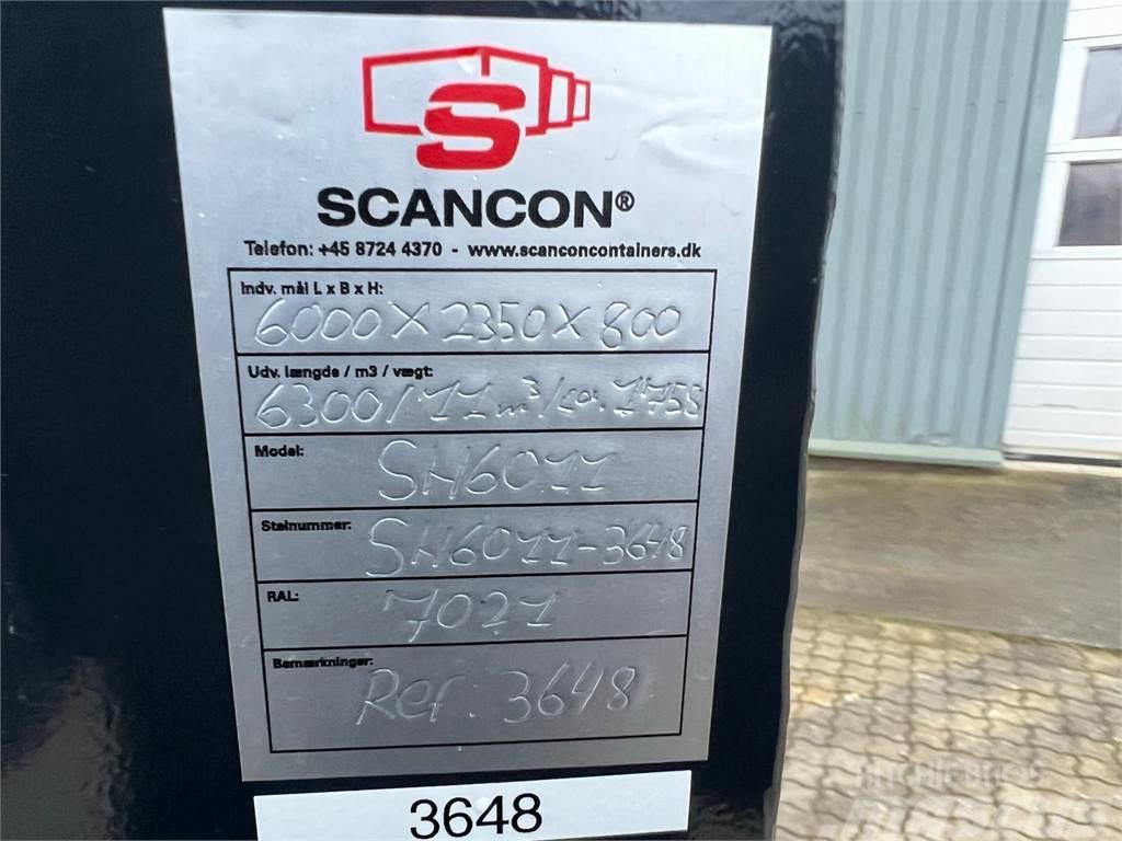  Scancon SH6011 Hardox 11m3 - 6000 mm container Platvormid