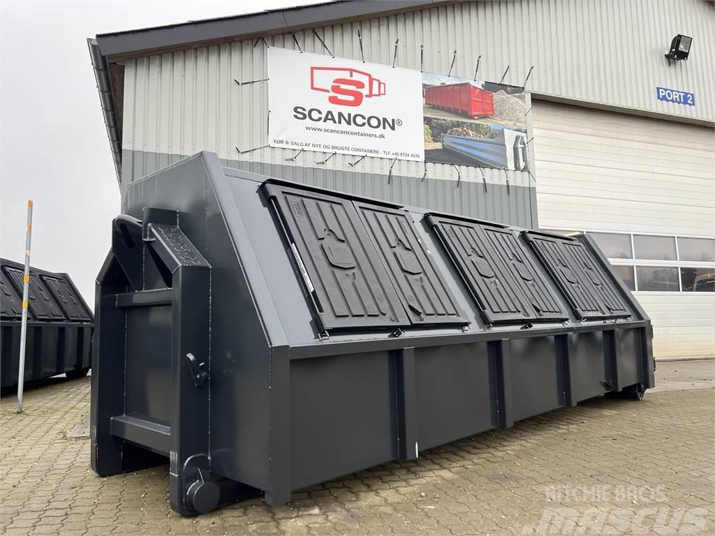  Scancon SL5015 - 5000mm lukket container 15m3 Konksliftid