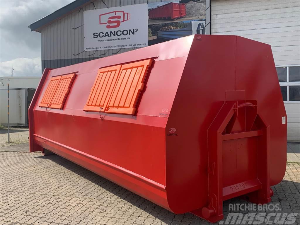  Scancon SL6027 - 5950 mm lukket container 27m3 Konksliftid