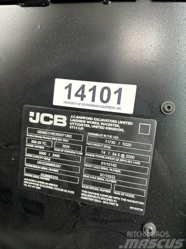 JCB 505-20TC Teleskooplaadurid