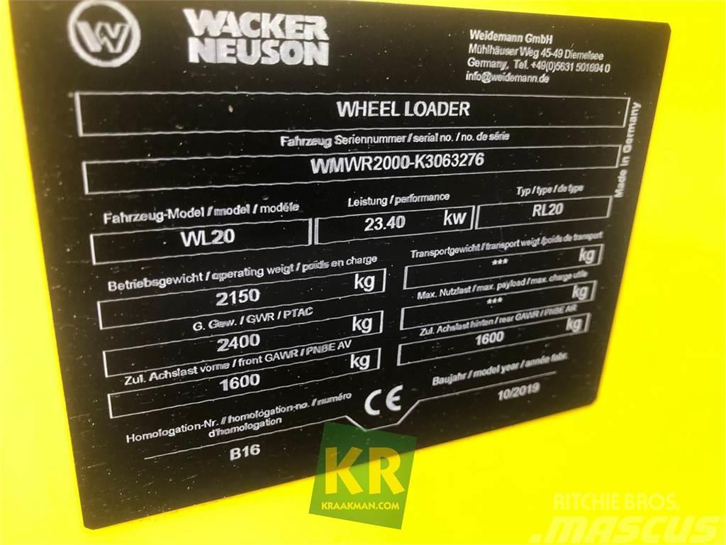 Wacker Neuson WL20 WIELLADER Frontaallaadurid ja ekskavaatorid
