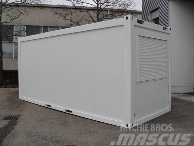  Bürocontainer 20ft mit Windfang Stromanschluss Hei Muu