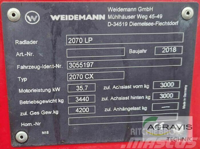 Weidemann 2070 CX LP Rataslaadurid