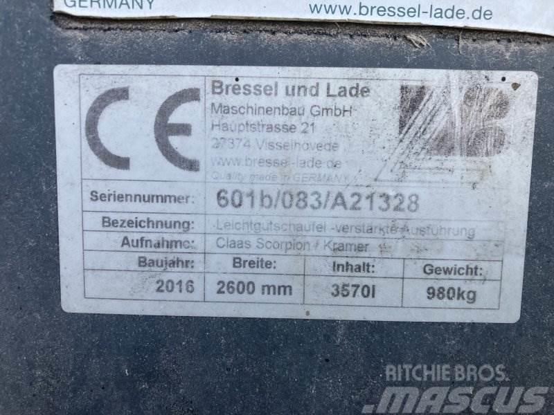 Bressel & Lade Leichtgutschaufel 260cm Frontaallaadurite tarvikud