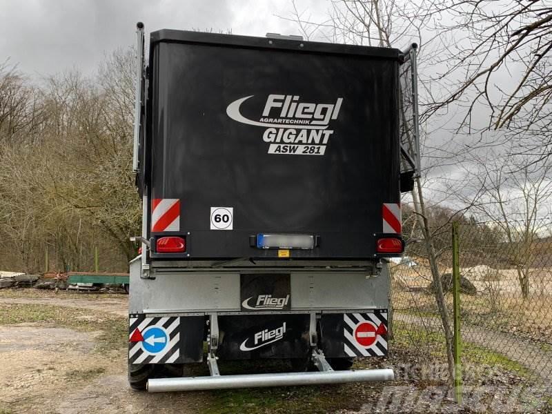 Fliegl ASW 281 GIGANT FOX + Top Lift Light 40m³ Muud haagised