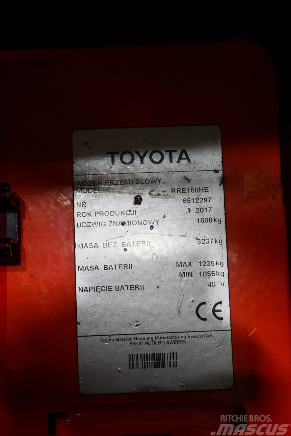 Toyota RRE160HE Lükandmastiga tõstukid