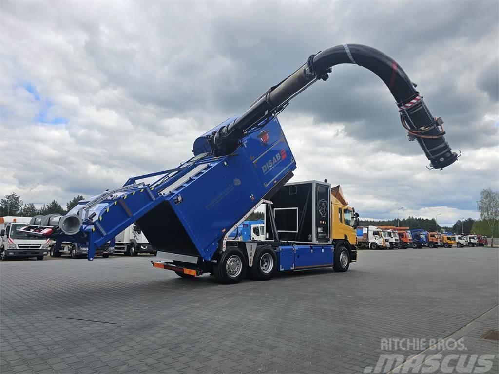Scania DISAB ENVAC Saugbagger vacuum cleaner excavator su Vaakumautod