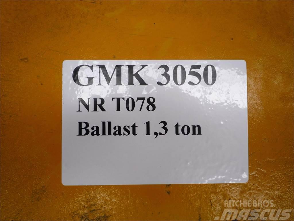 Grove GMK 3050 counterweight 1,3 ton Kraanade varuosad ja varustus