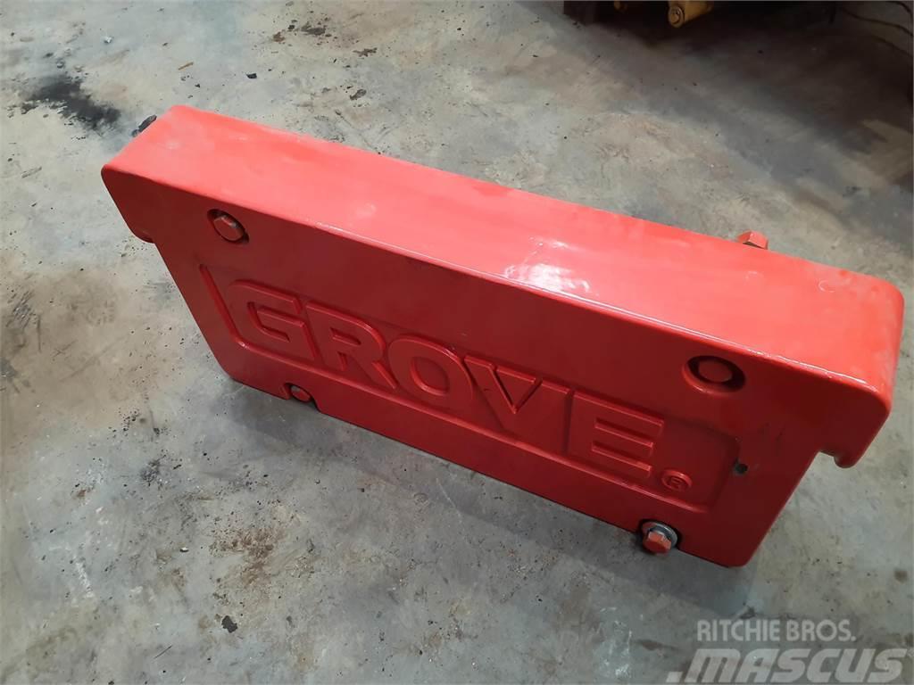 Grove GMK 5130-2 counterweight 1 ton Kraanade varuosad ja varustus