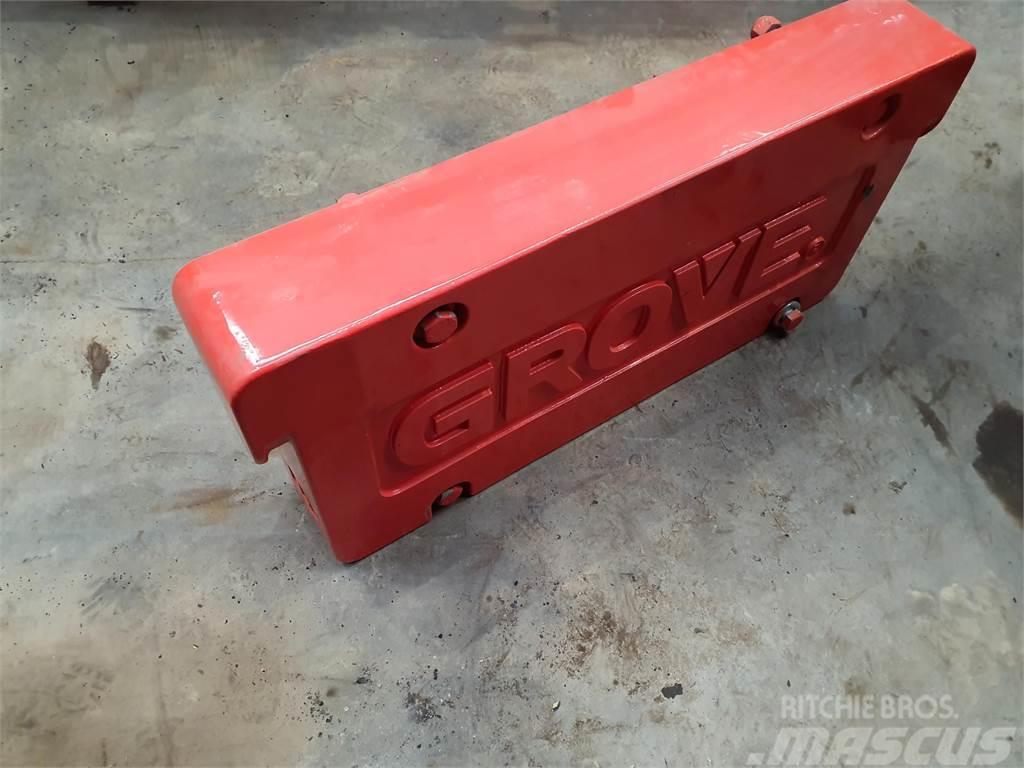 Grove GMK 5130-2 counterweight 1 ton Kraanade varuosad ja varustus
