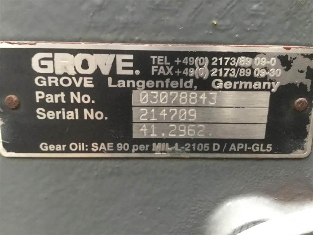 Kessler Grove GMK 3055 diff box axle nr 1 Kraanade varuosad ja varustus
