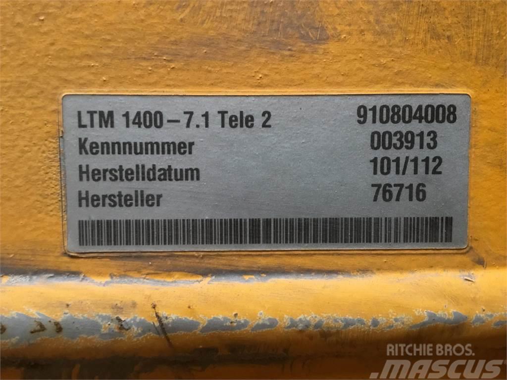 Liebherr LTM 1400-7.1 telescopic section 2 Kraanade varuosad ja varustus