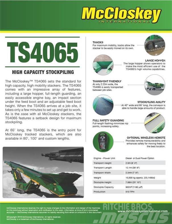 McCloskey TS4065 Konveierid