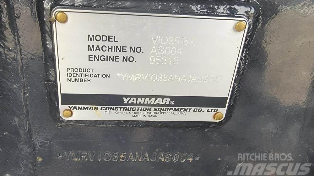 Yanmar VIO35 Roomikekskavaatorid