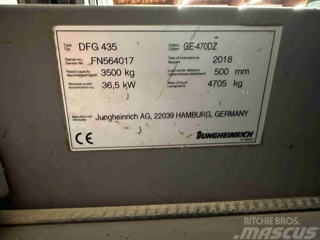 Jungheinrich DFG 435 - TRIPLEX 4,7 m Diiseltõstukid