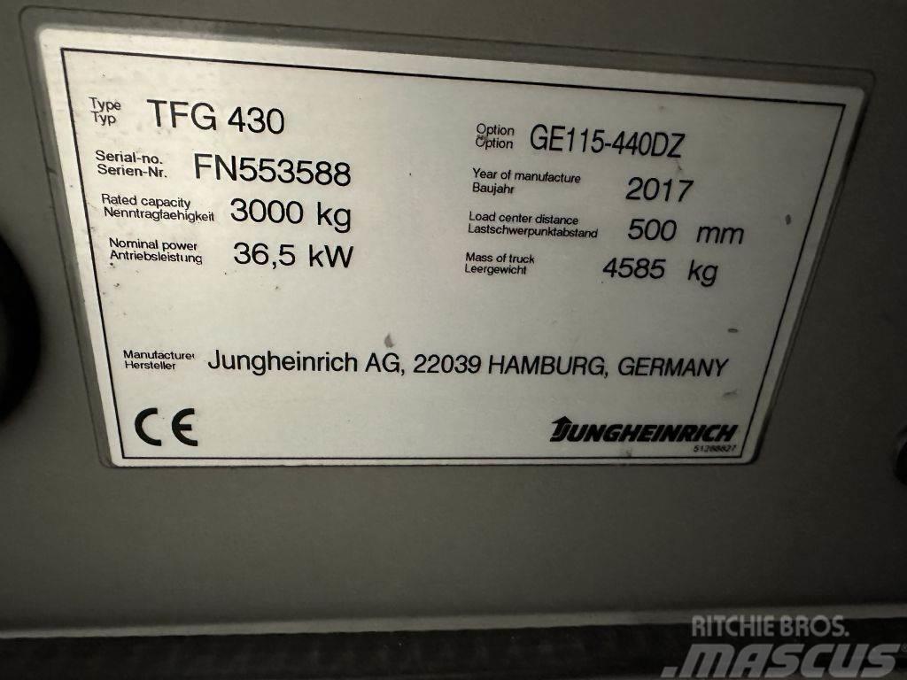 Jungheinrich TFG 430 - TRIPLEX 4,4 m Gaasitõstukid