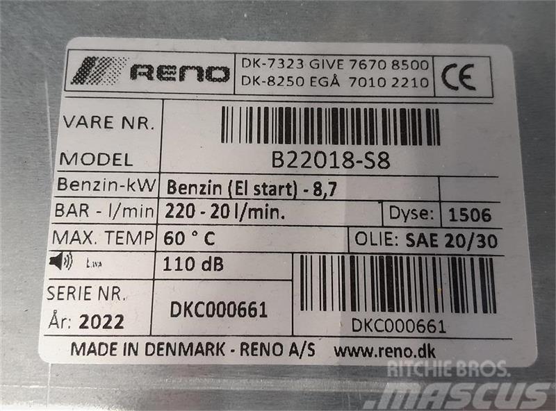 Reno PD 220/20 Kõrgsurvepesurid