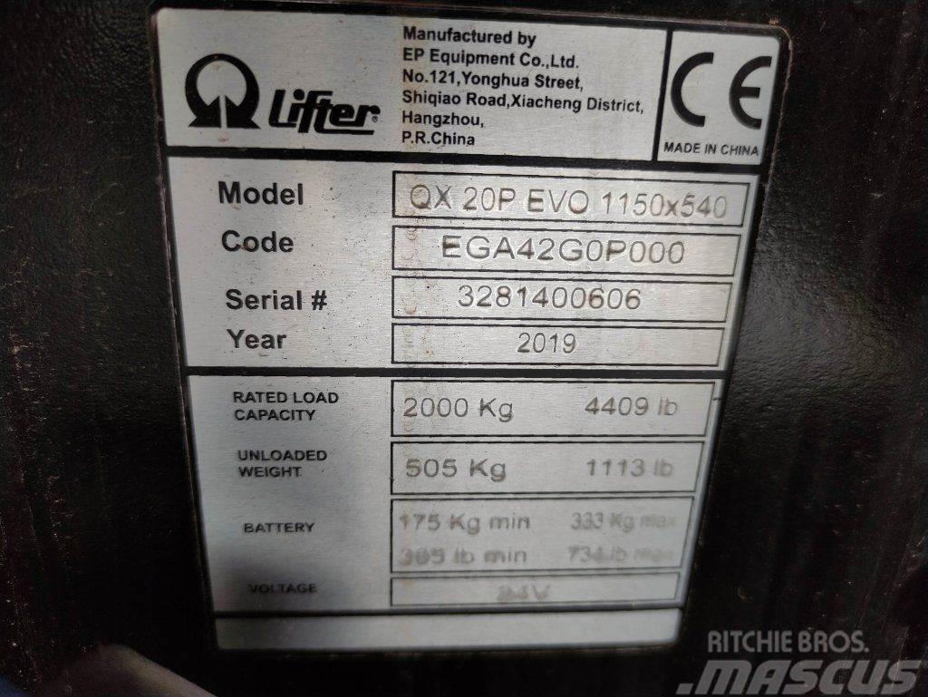 Pramac QX20P EVO 1150x540 *NEU* Elektriline alusesiirdaja
